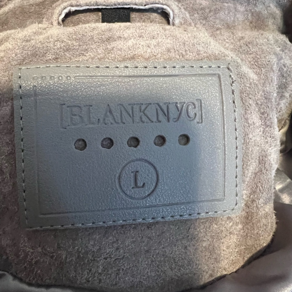 BLANK NYC Suede Cropped Moto Jacket - Picture 3 of 4